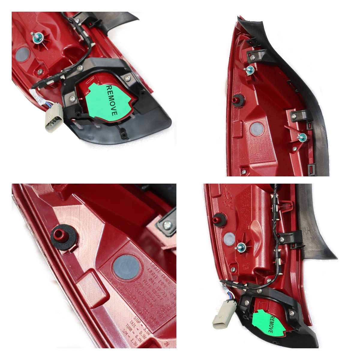LED Tail Lights Assembly for 2013-2017 Cadillac XTS - Red Rear Brake Outer Lamps (Passenger Side) - Durable & Waterproof Replacement for Enhanced Night Visibility & Safety Driving