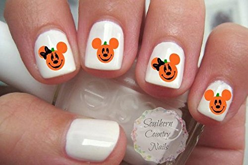 Halloween Nail Art Decals - Self-Adhesive Nail Stickers for Halloween Party, Costume & Nail Salon Decor - Perfect for DIY Manicure, Nail Art Design & Halloween Costume Accessories