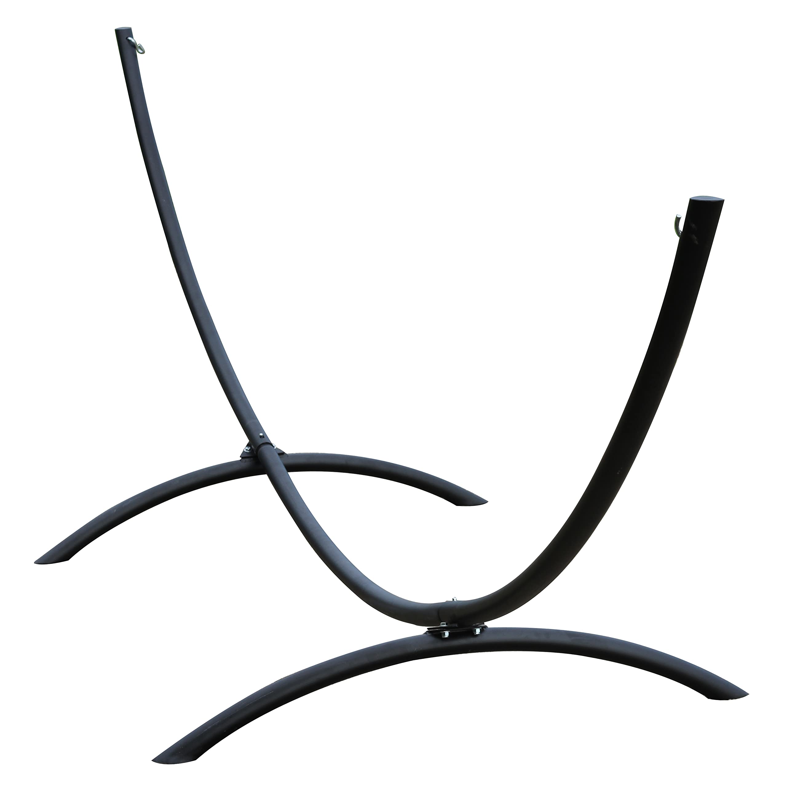 Vivere Steel Arc 15-Foot Hammock Stand - Heavy Duty Outdoor Hammock Frame for Backyard, Patio, Garden, Beach & Camping - Supports Up to 450 lbs