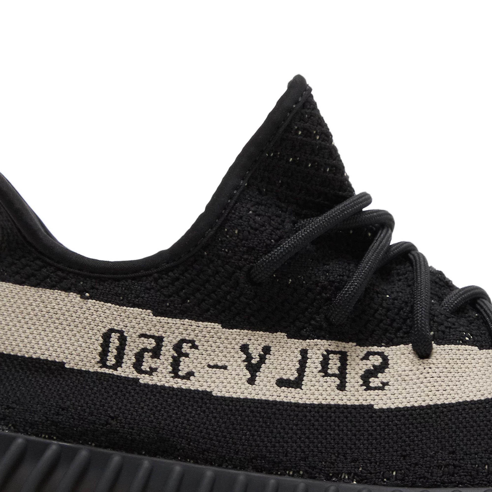 Adidas Yeezy Boost 350 V2 Core Black White Sneakers - Men's Running Shoes 2022 Edition | Comfortable Lightweight Athletic Footwear for Gym, Jogging & Casual Wear