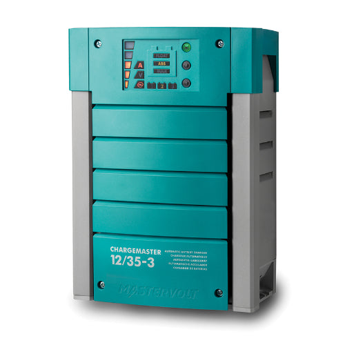 MasterVolt ChargeMaster Marine Battery Chargers - Waterproof 12V/24V Boat Battery Charger for Marine, RV & Yachts | Fast Charging, Corrosion Resistant | Perfect for Boating, Fishing & Offshore Adventures