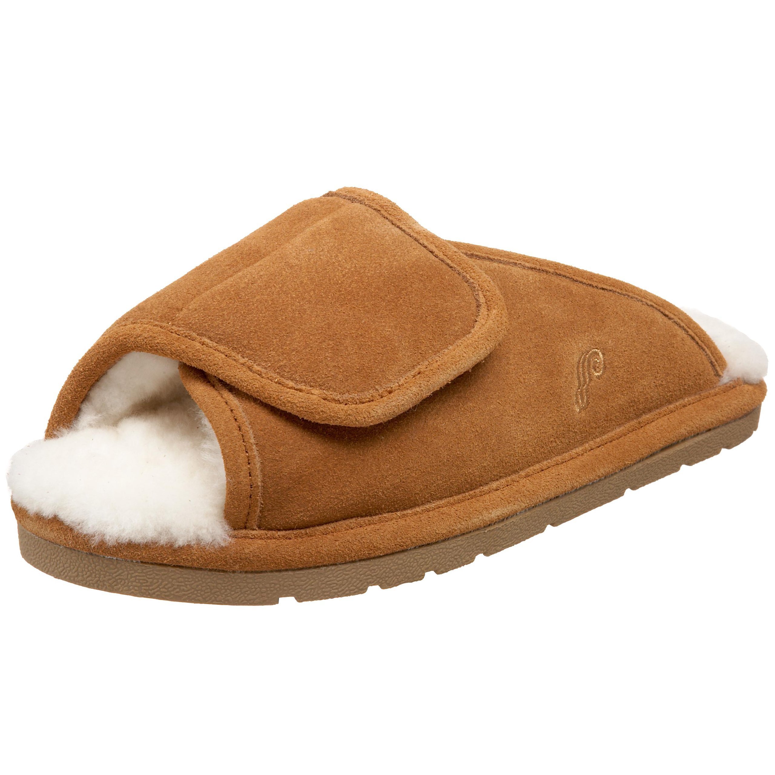 Lamo Women's Sheepskin Wrap Slippers - Cozy Indoor/Outdoor House Shoes for Winter Comfort, Spa & Lounge Wear