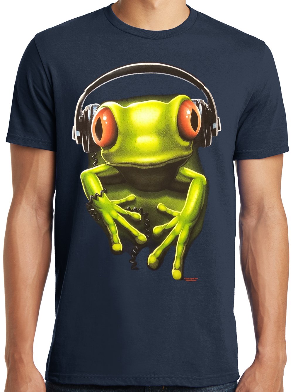 Funny Tree Frog with Headphones - Big & Tall King Size Plush Toy for Adults, Perfect for Home Decor, Gifts & Stress Relief