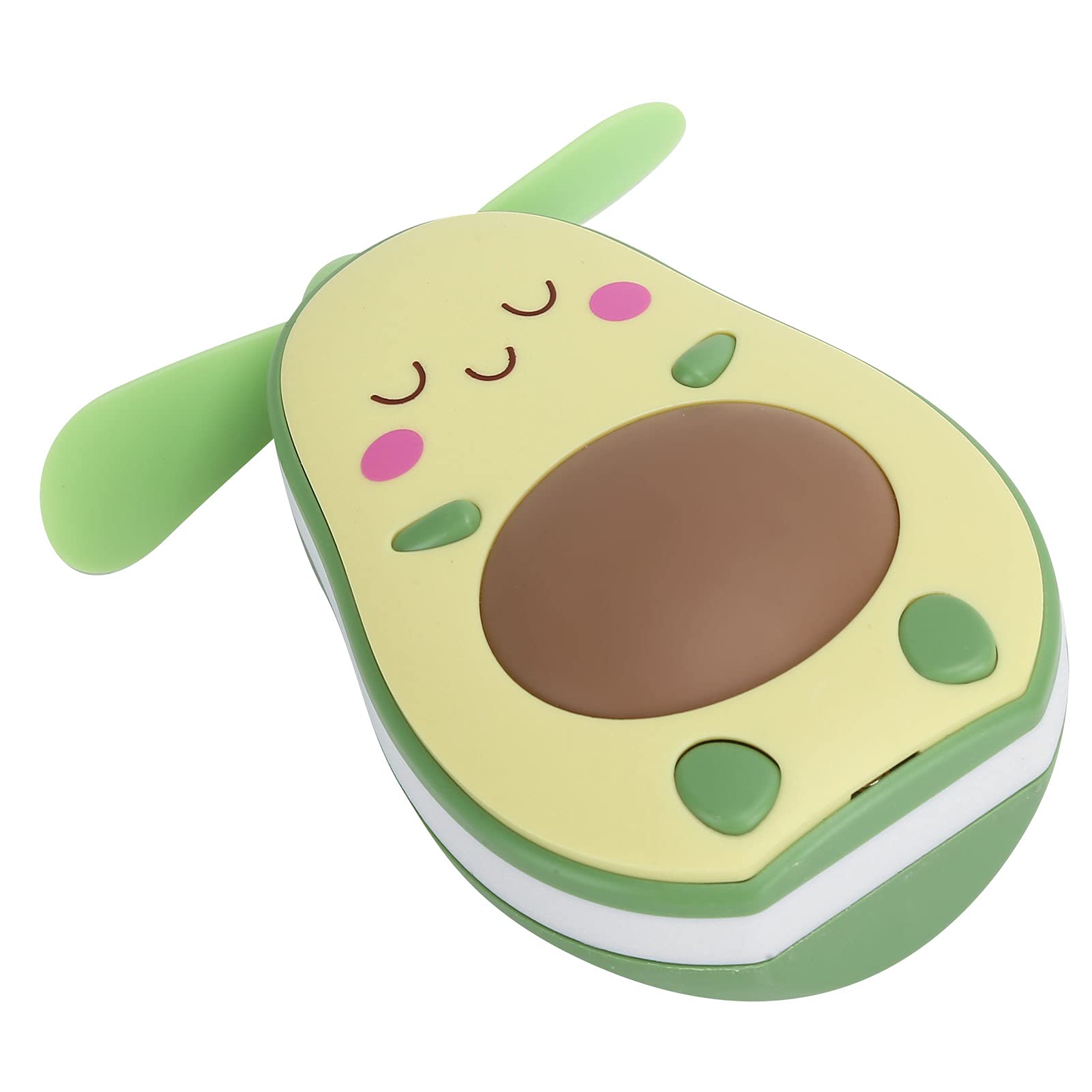 Mini Pocket Fan - Portable Electric Handheld Avocado Shaped Fan for Camping, Travel & Hiking - Cute Yellow Oil Fan for Outdoor Activities, Office & Home Use