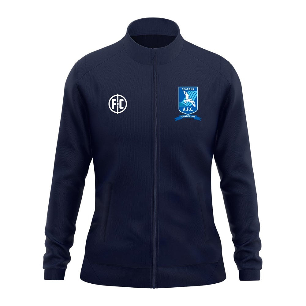 Seatoun AFC Club Full Zip Jacket for Women - Lightweight Windbreaker for Soccer Fans, Outdoor Sports & Casual Wear