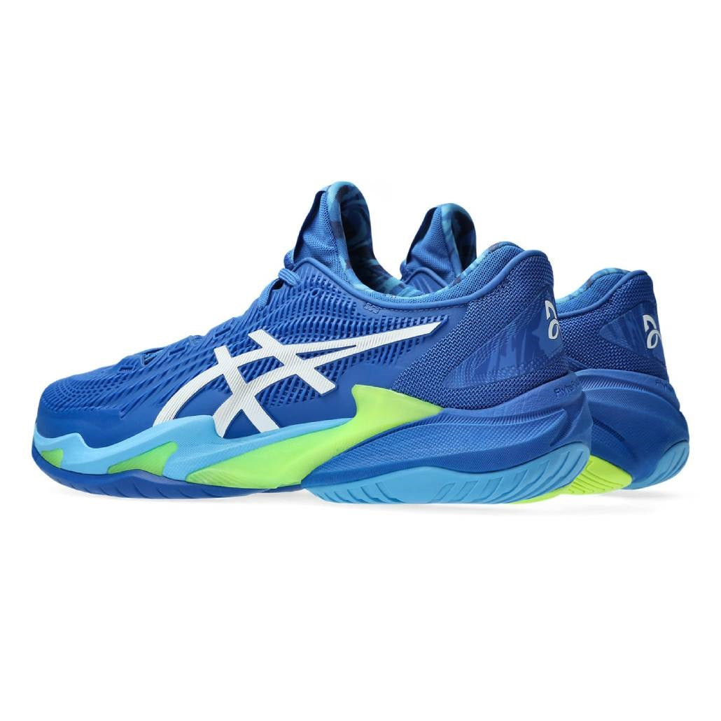 ASICS Court FF 3 Novak Men's Tennis Shoes - Blue/White | High-Performance Tennis Footwear for Competitive Play & Court Training | Perfect for Hard Courts & Clay Courts