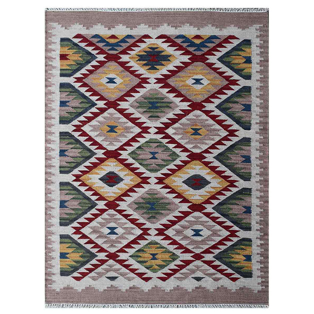 Modern Space Age Hand Woven Area Rug - Stylish Home Decor for Living Room, Bedroom & Office