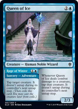 Queen of Ice vs Rage of Winter - Premium Foil Trading Cards for MTG Players | Perfect for Competitive Play & Collectors