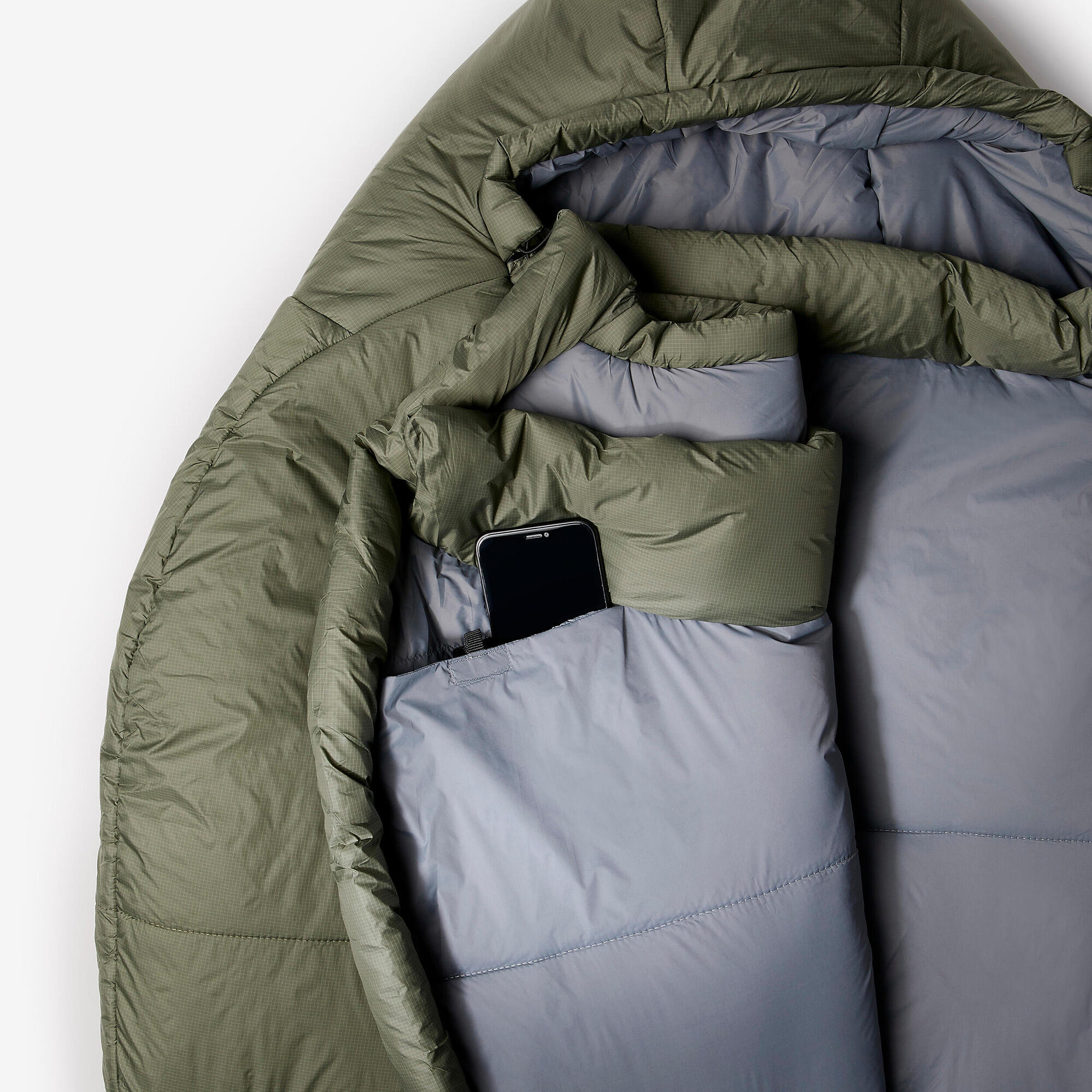 Simond MT500 32°F Lightweight Polyester Sleeping Bag for Camping, Hiking & Backpacking - Compact & Warm Outdoor Gear
