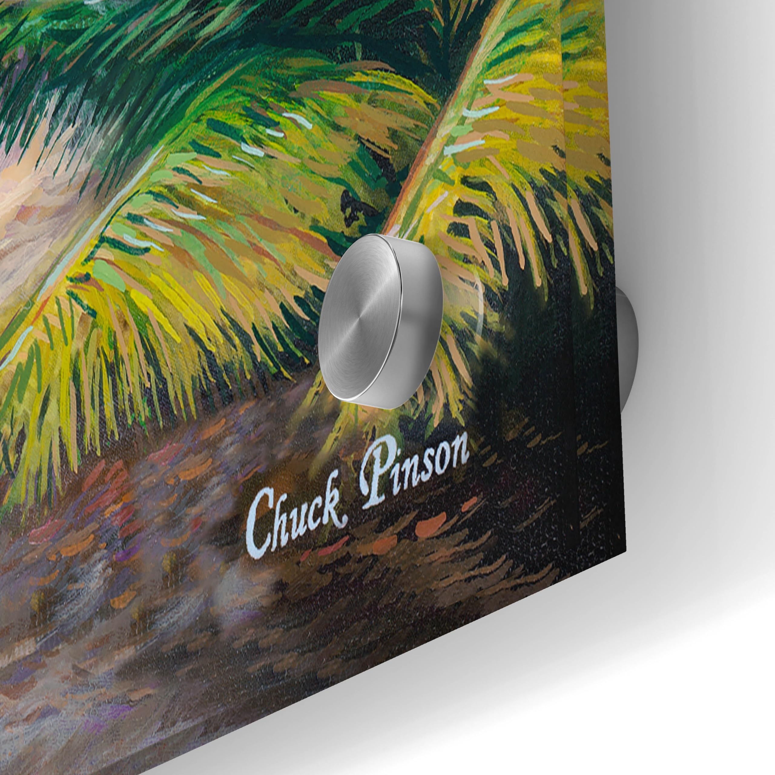 Epic Art 'Sea Breeze Trail' by Chuck Pinson - 36x24 Inch Acrylic Glass Wall Art for Living Room, Bedroom & Office Decor - Modern Coastal Landscape Painting