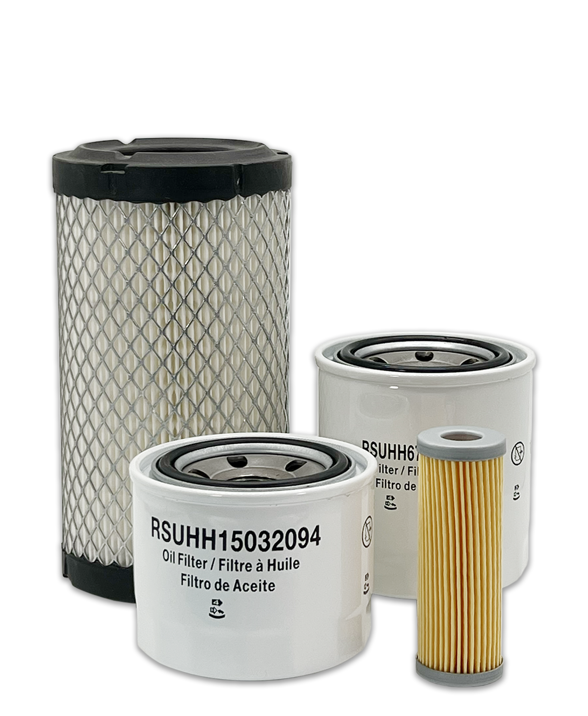 HERO® Maintenance Filter Kit for Kubota B2400D Tractor - Air Oil Fuel Filters Replacement Set - Perfect for Farm Equipment Maintenance & Tractor Upkeep