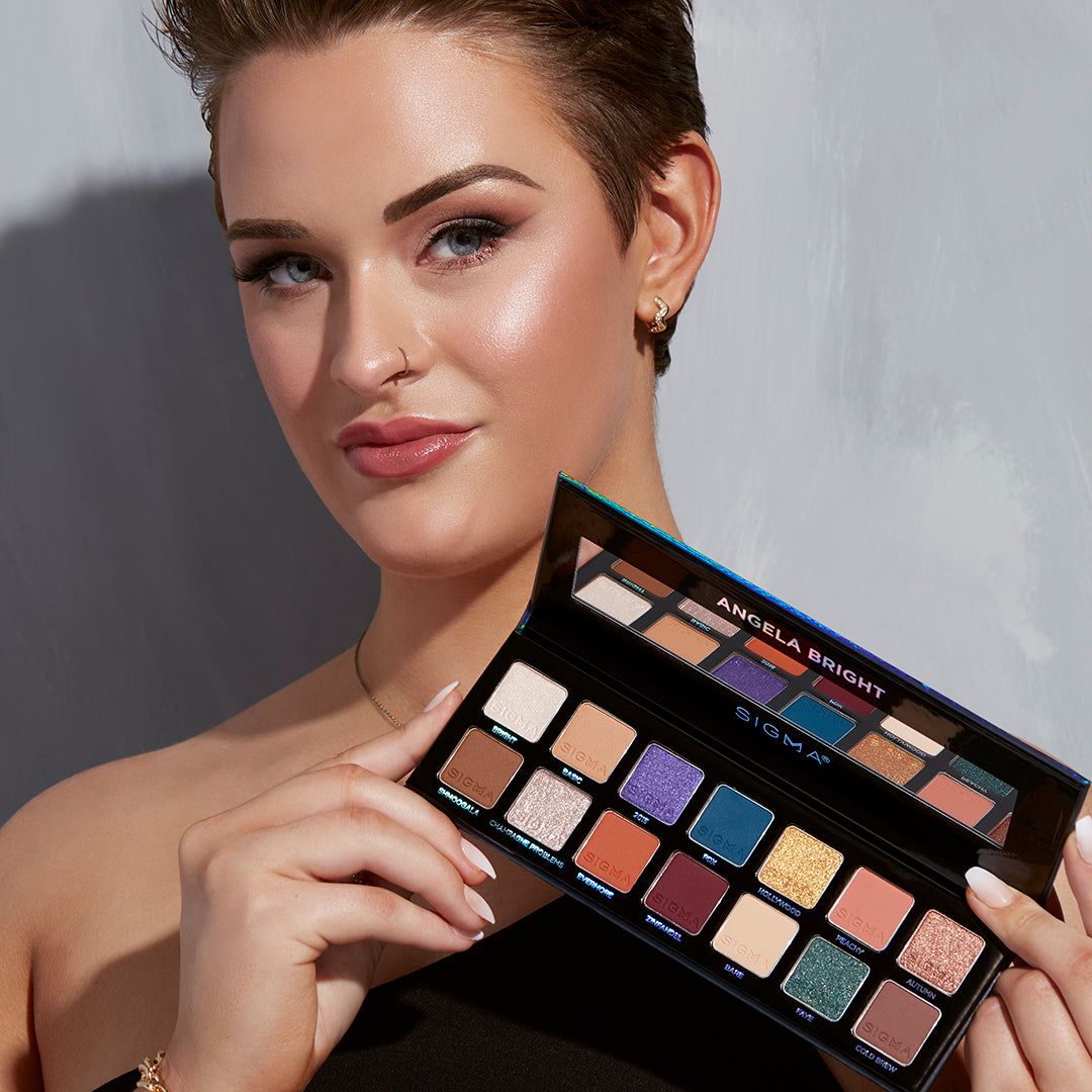 Sigma x Angela Bright Eyeshadow Palette Bundle - Professional Makeup Kit for Stunning Eye Looks | Perfect for Everyday Wear, Parties & Special Occasions