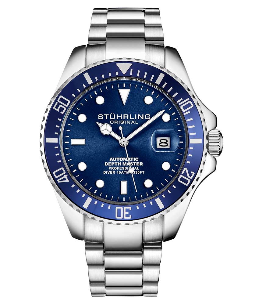 Depthmaster Automatic 42mm Diver Watch - Waterproof Stainless Steel Men's Dive Watch with Luminous Hands - Perfect for Scuba Diving, Swimming & Outdoor Adventures