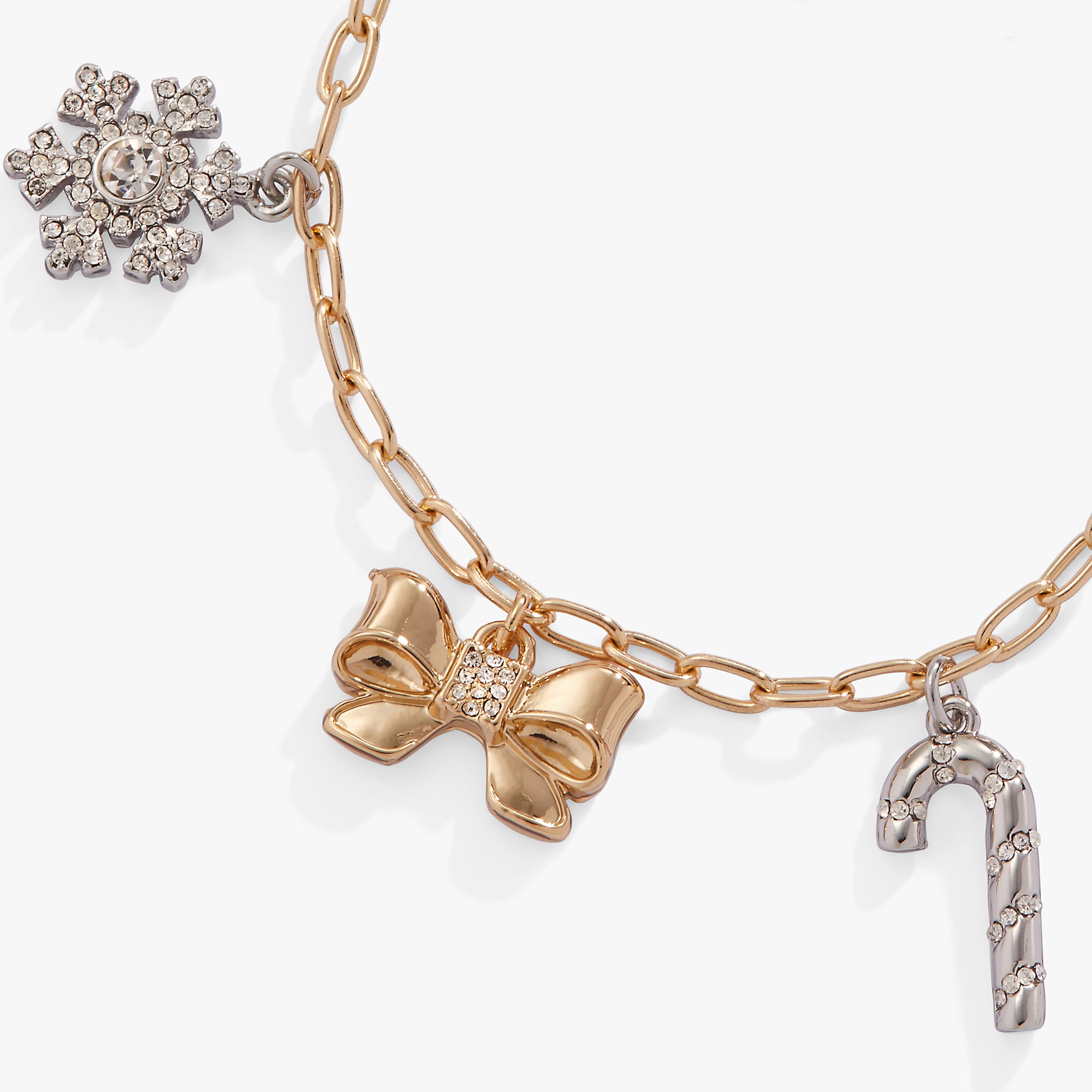 Holiday Cheer Multi Charm Bracelet - Christmas Party Jewelry Gift for Women - Perfect for Festive Celebrations & Holiday Gifting