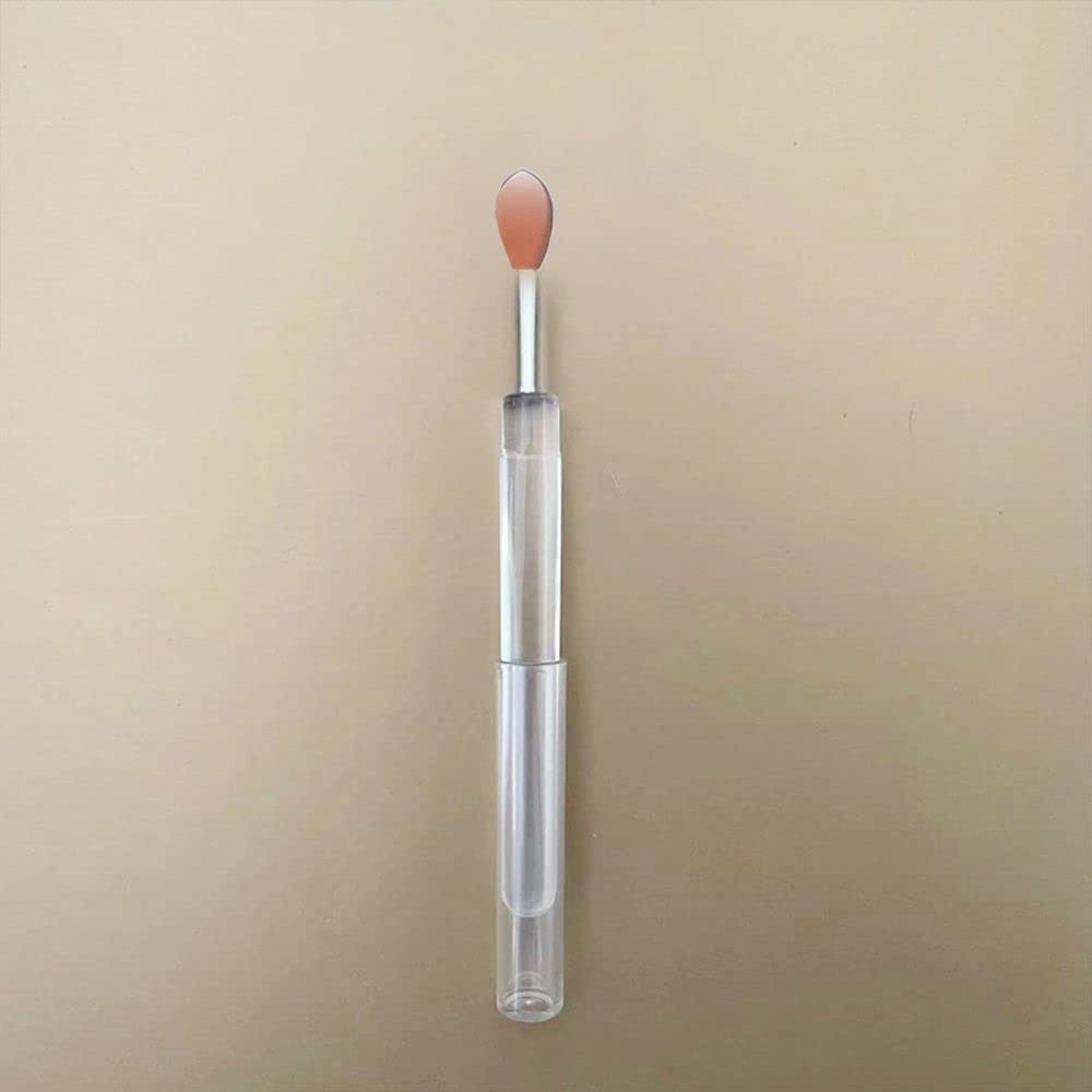 KALUO Lip Mask Brush Set - Portable Lipstick Applicator & Concealer Brush for Women - Soft Makeup Brushes for Lips & Face (Brown) | Perfect for Daily Makeup, Travel & Professional Use