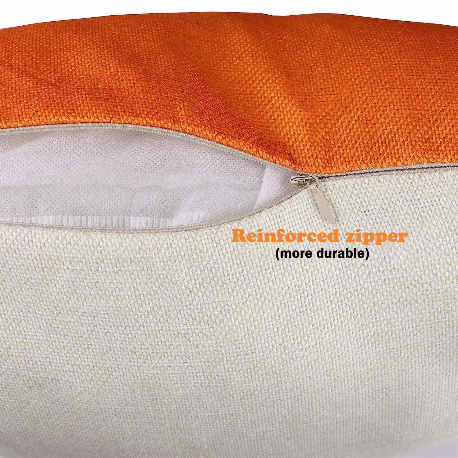 ONFAON Fall Pillow Covers 18x18 Set of 4 - Autumn Thanksgiving Home Decor Cushion Cases for Couch, Sofa & Living Room - Cozy Seasonal Decorations for Fall Harvest, Halloween & Thanksgiving Gatherings