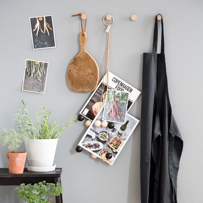 EKTA LIVING Natural Oak Wood Knot Hook - Medium Size 3.5cm Diameter - Rustic Wall Hanger for Coats, Hats, Keys & Home Decor