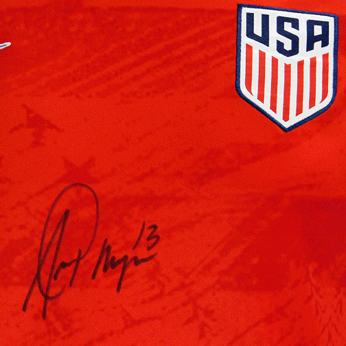 Alex Morgan Autographed USA Soccer Jersey - Red - JSA Certified - Perfect for Collectors, Fans & Sports Memorabilia Displays