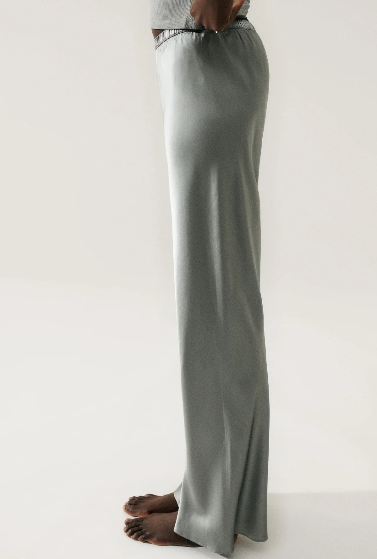 Stylish Bias Cut Pants Moon - Trendy High Waist Flowy Trousers for Women | Perfect for Office, Casual Outings & Evening Events