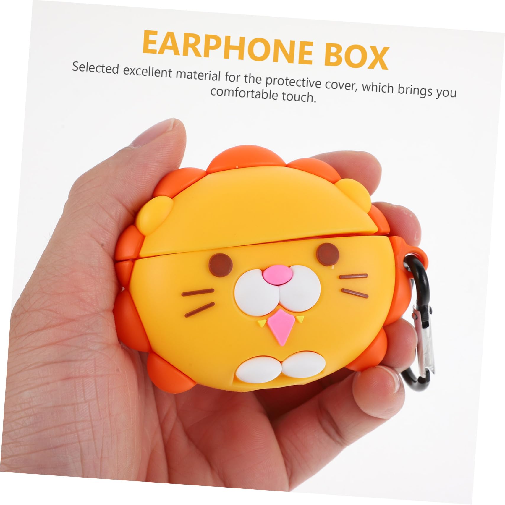 Mikikit 2-Pack Cute Headphone Case - Reliable Protector Storage Box for Earphones & Accessories - Perfect for Travel, Gym, and Daily Use