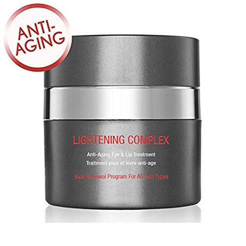 Onsen Anti-Aging Eye & Lip Brightening Lotion - Dark Circle & Lip Treatment with Collagen Complex - Professional Youth Formula for Men - 0.5 fl oz - Perfect for Nighttime Skincare & Travel