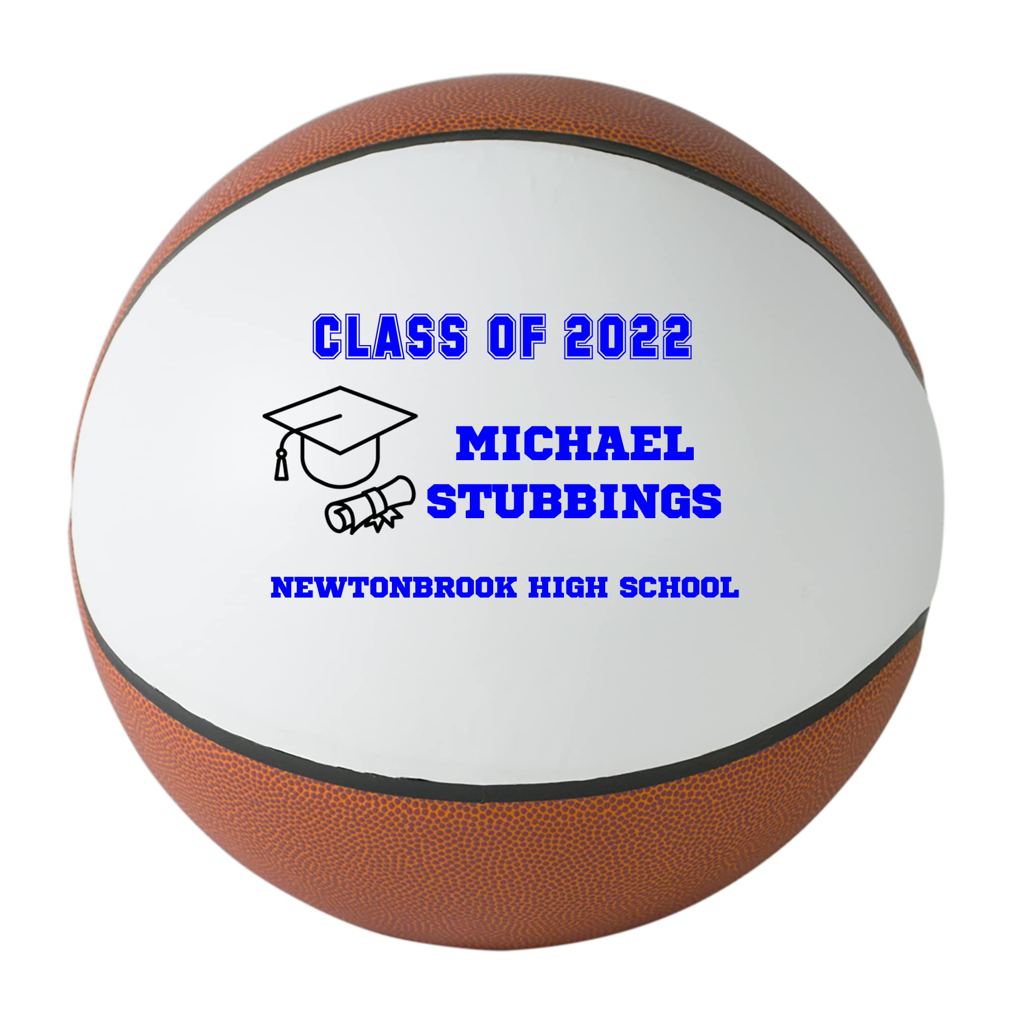 Custom Personalized 2023 Graduation Basketball - High School Senior Gift for Boys & Girls - Class of 2023 Commemorative Keepsake - Perfect for Graduation Parties & School Memorabilia