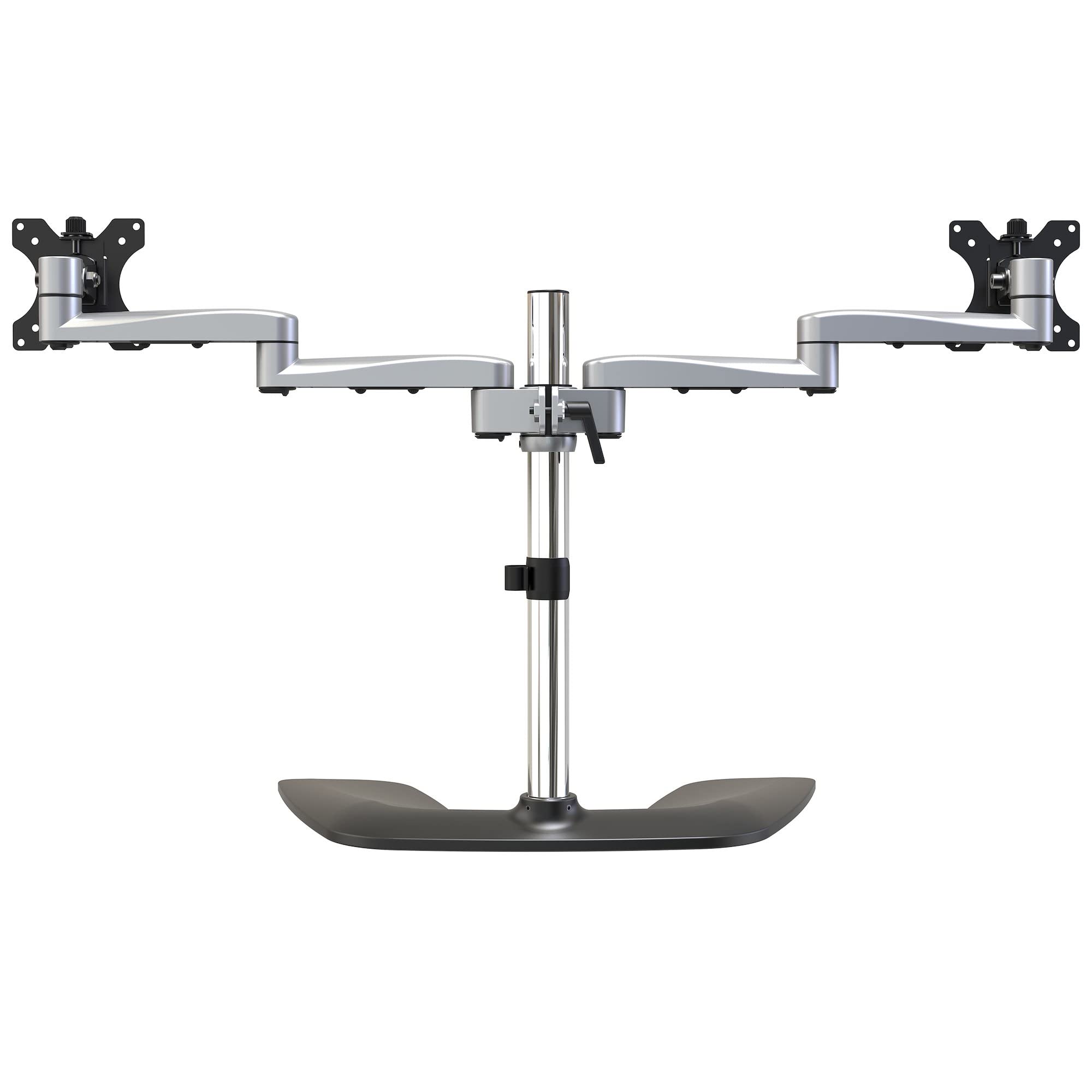 StarTech.com Dual Monitor Stand - Adjustable Height Ergonomic VESA Mount for 2 Screens up to 32