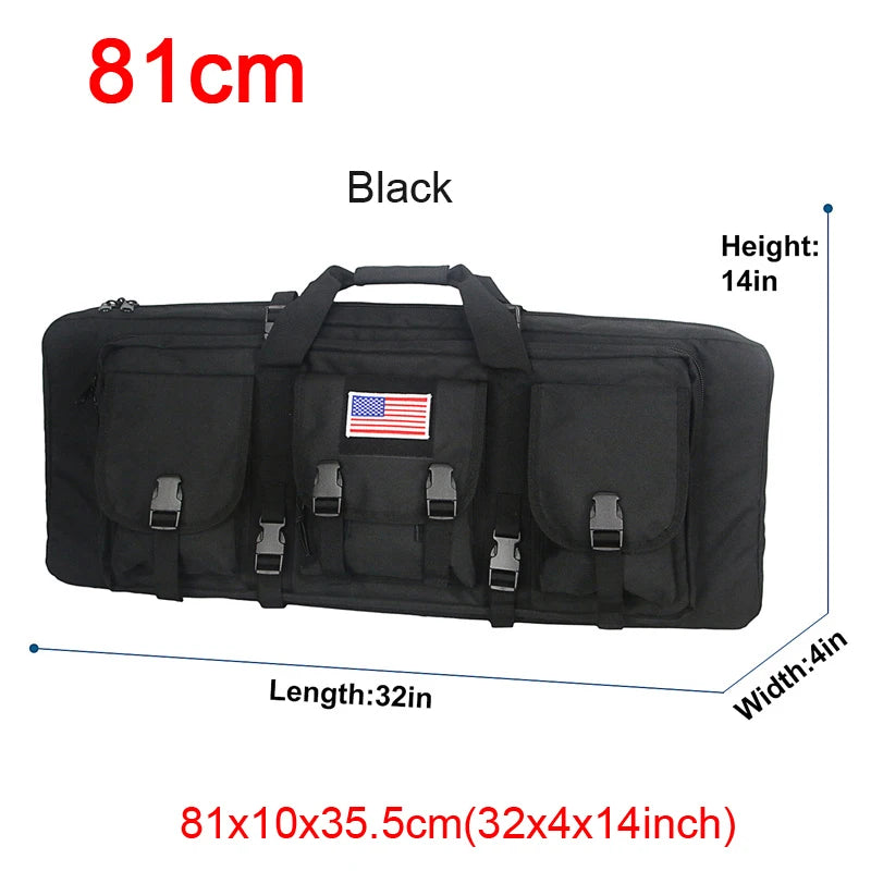 Tactical Double Rifle Case - Durable Waterproof Gun Bag for Hunting & Shooting Range - Perfect for Outdoor Adventures & Firearm Storage