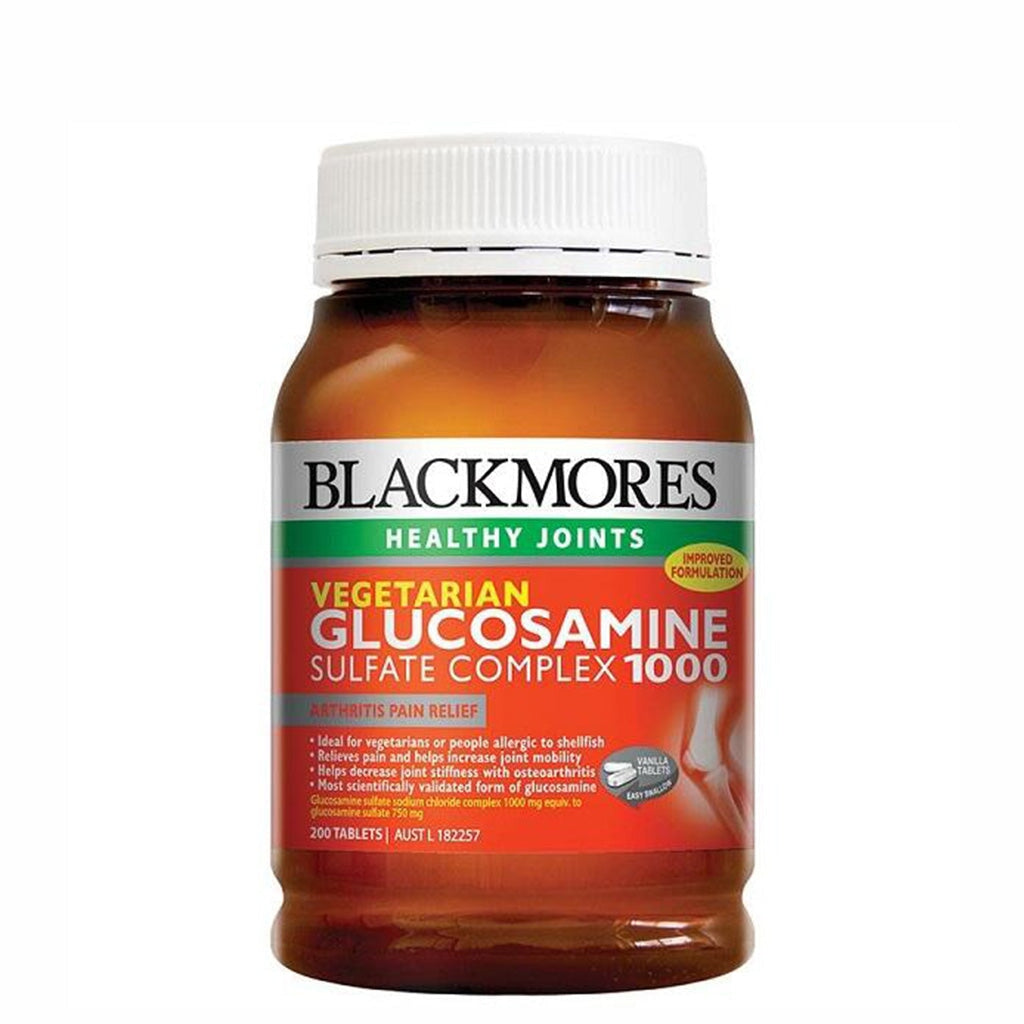 Blackmores Vegetarian Glucosamine Sulfate Complex 1000mg - Joint Support Supplement for Active Lifestyles | Vegan-Friendly Formula for Mobility & Comfort