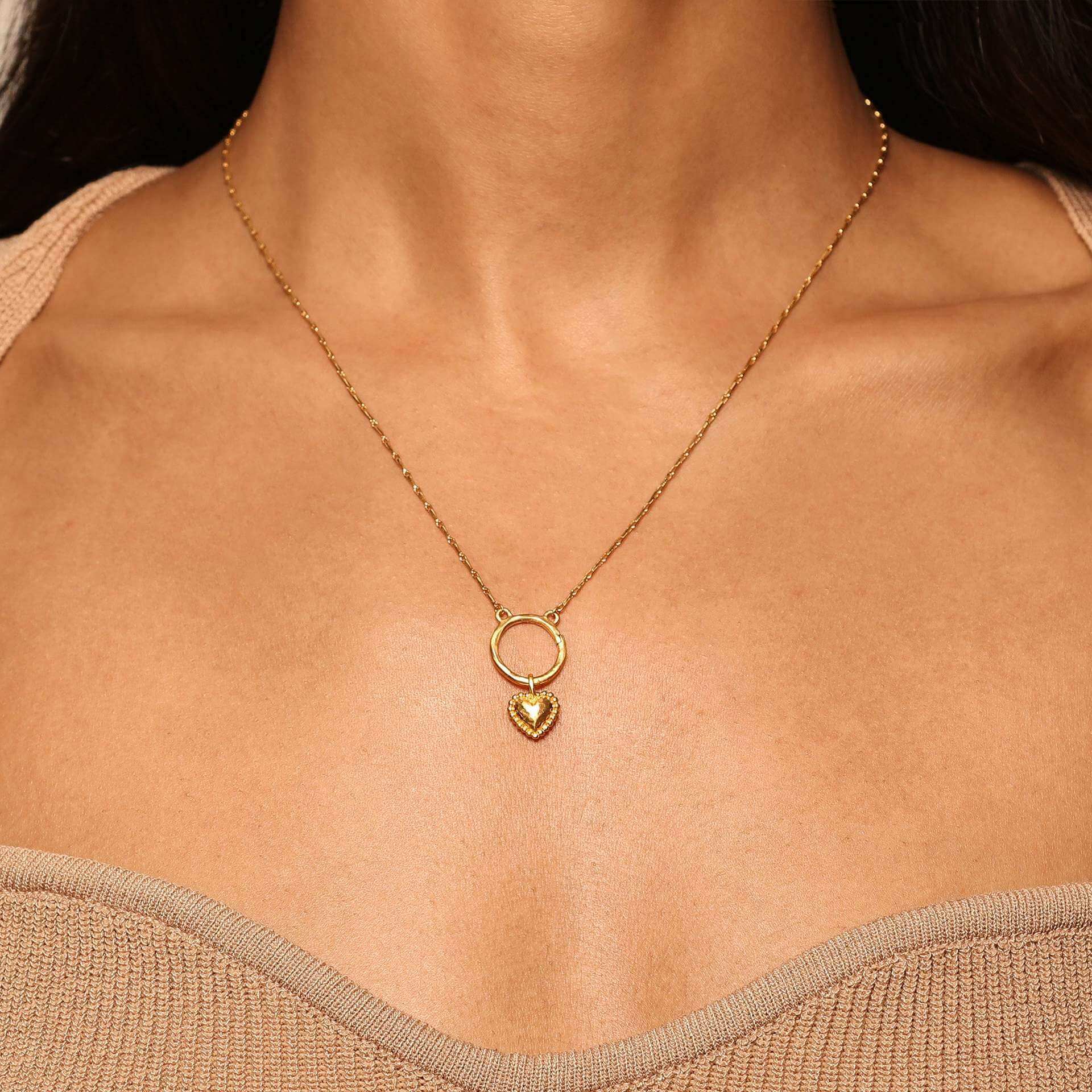 Ganesha Lotus Pendant Necklace - Spiritual Elephant Jewelry for Women | Hindu God Blessing Gift for Yoga, Meditation & Spiritual Protection | JX402