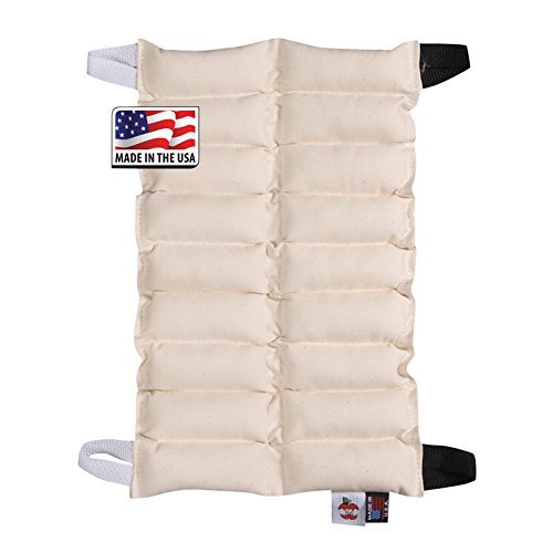 Thermal Core Moist Heat Packs 10 x 18 Inch - Reusable Heating Pad for Back Pain Relief, Muscle Soreness & Joint Stiffness - Perfect for Home, Office & Travel Use