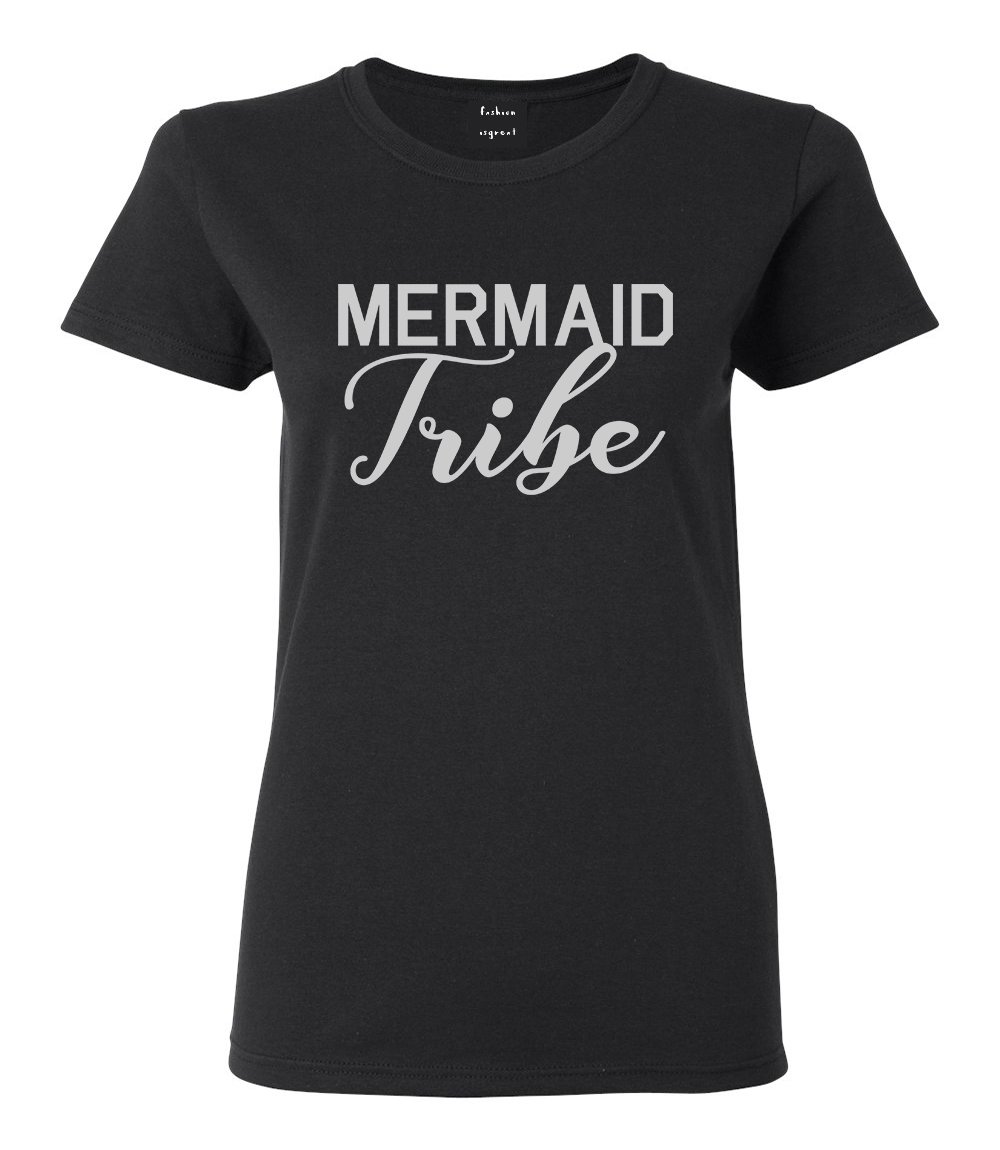 Mermaid Tribe Bachelorette Party Women's T-Shirt - Fun Bridal Shirt for Beach Themed Bachelorette Parties & Girls' Night Out