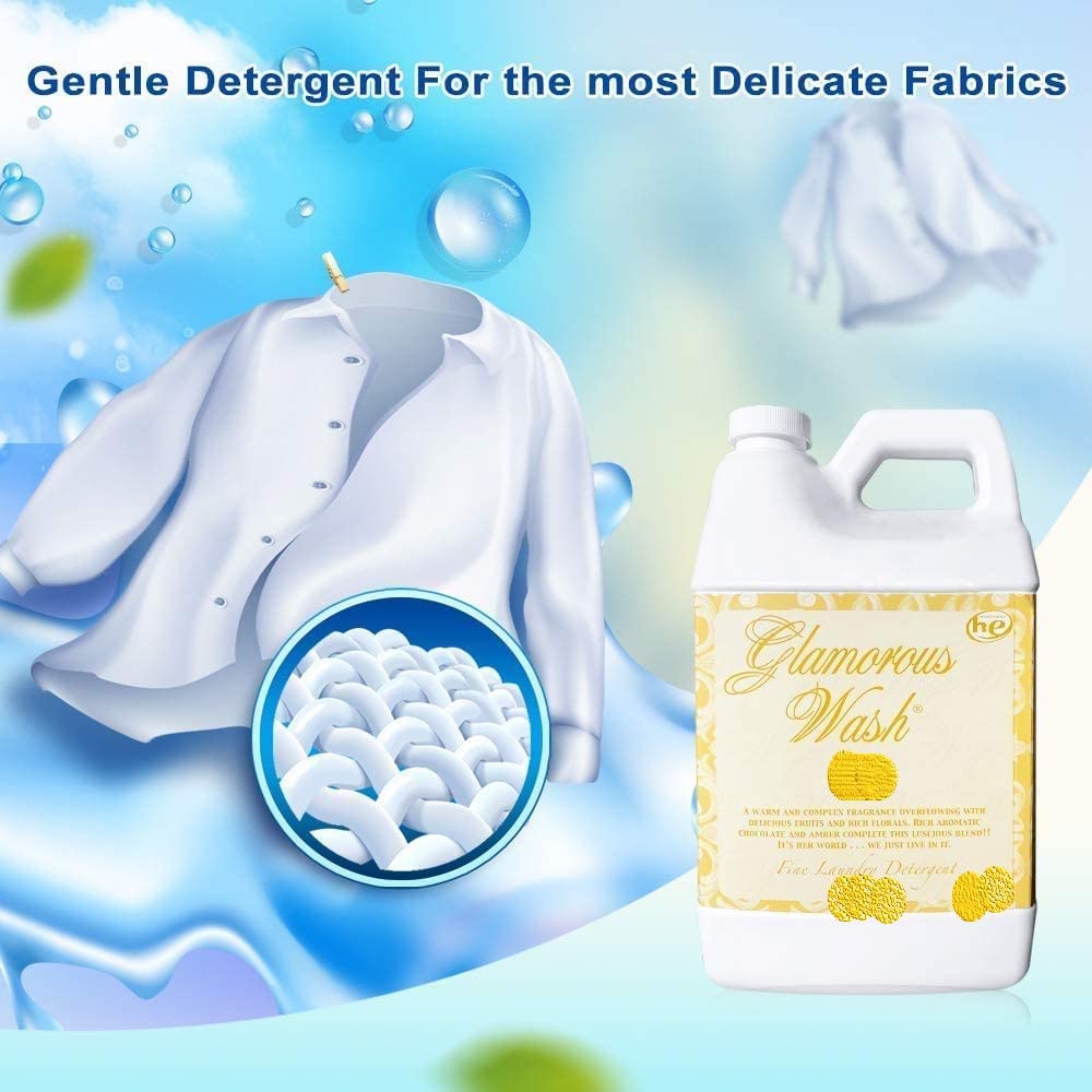 TYLER Glamorous Laundry Detergent for Women - Diva Scent, 16oz (Pack of 2) - Gentle Fabric Cleaner for Delicates, Lingerie & Everyday Wear | Perfect for Laundry Day & Fresh Scent Lovers