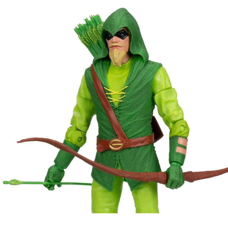Green Arrow: Longbow Hunter Classic 7-Inch Action Figure with Digital Code - Collectible DC Comics Superhero Toy for Display & Play