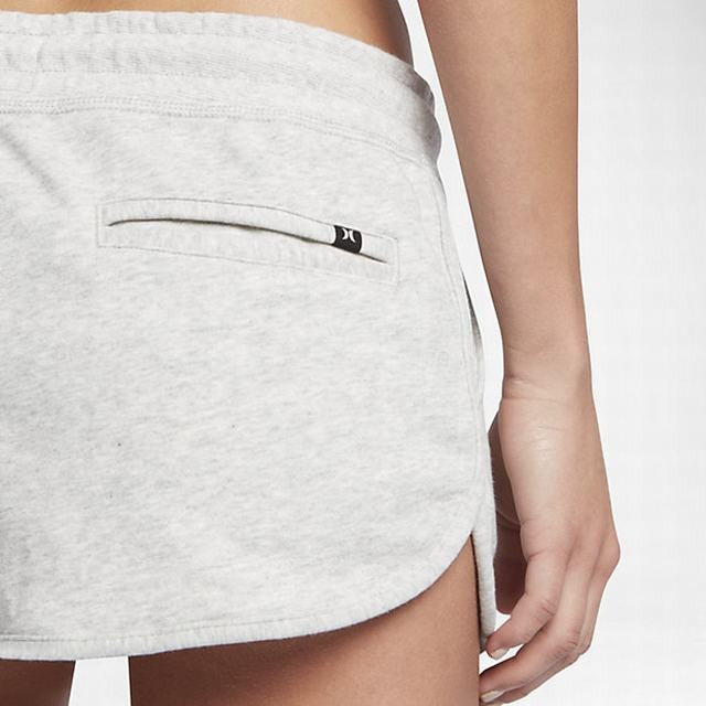 Hurley Women's O&O 2 Inch Walk Shorts - Grey Heather/05A - Comfortable Casual Shorts for Walking, Running & Beach Activities
