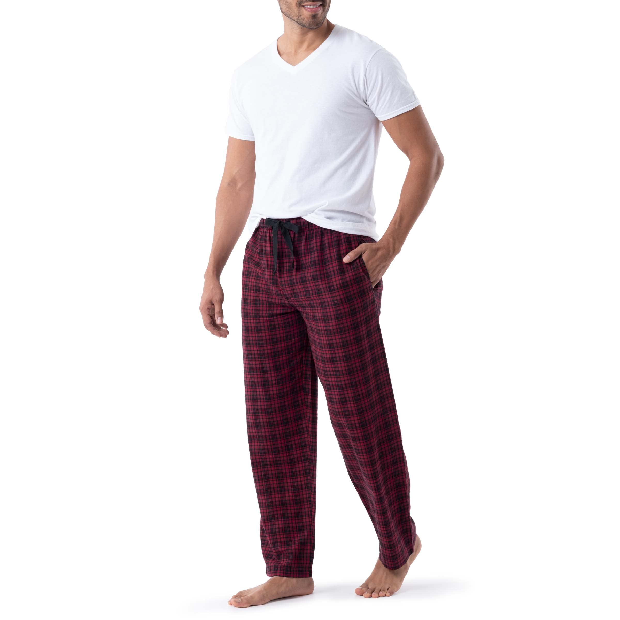 Van Heusen Men's Comfortable Cotton Broadcloth Sleep Pants - Soft Lounge Pajama Bottoms for Relaxing at Home & Nighttime Wear