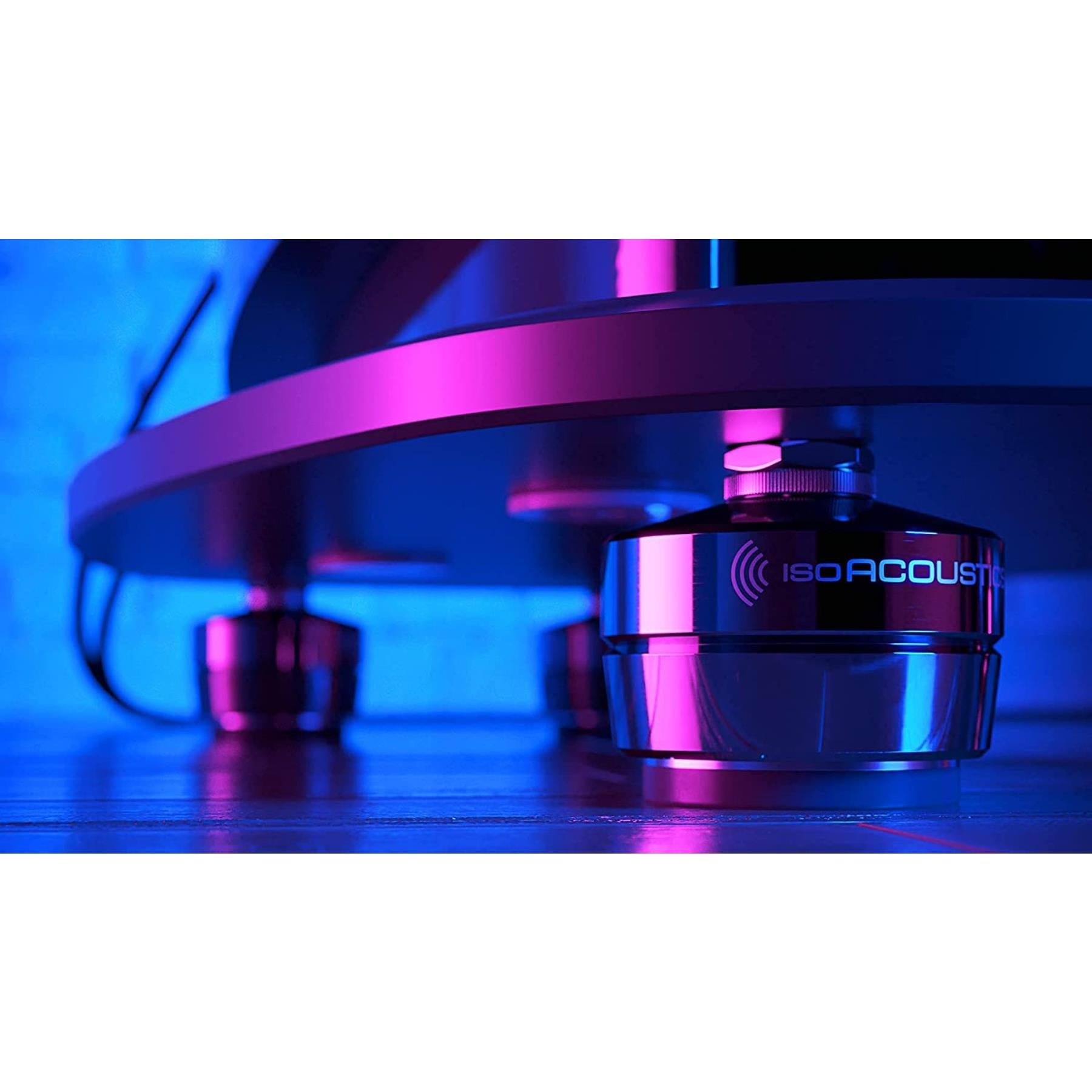 IsoAcoustics GAIA Series Speaker Isolation Feet - Set of 4 for Home Audio & Studio Monitors - Reduce Vibrations & Improve Sound Quality