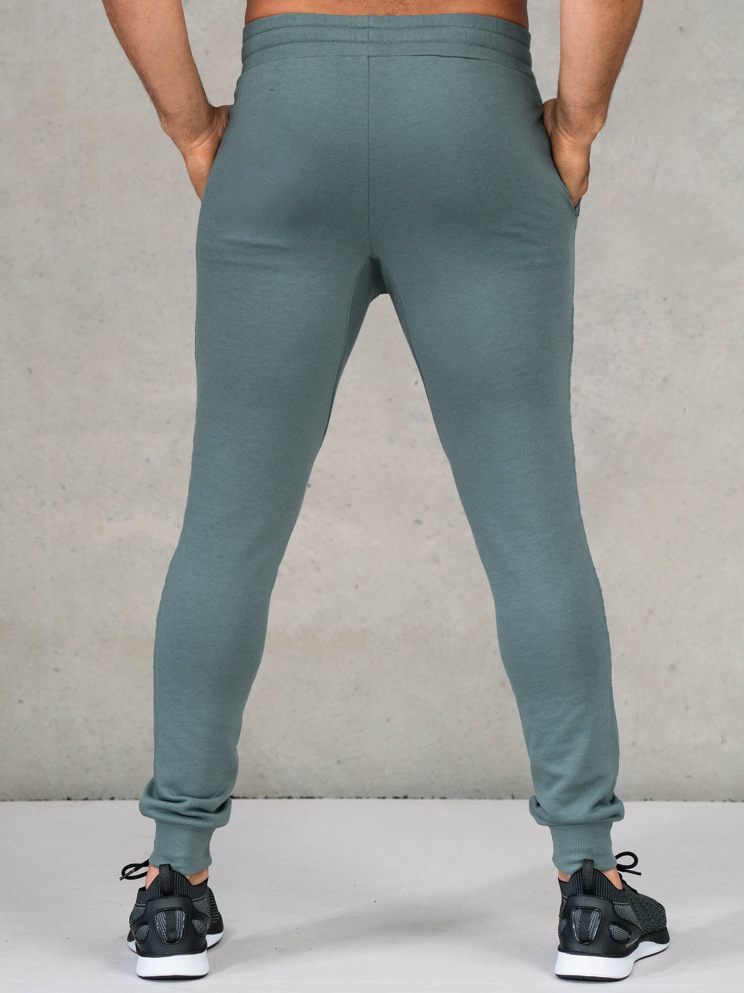Force Track Pant for Men - Lightweight Stretch Joggers with Pockets, Fern Green - Perfect for Running, Gym Workouts & Casual Wear