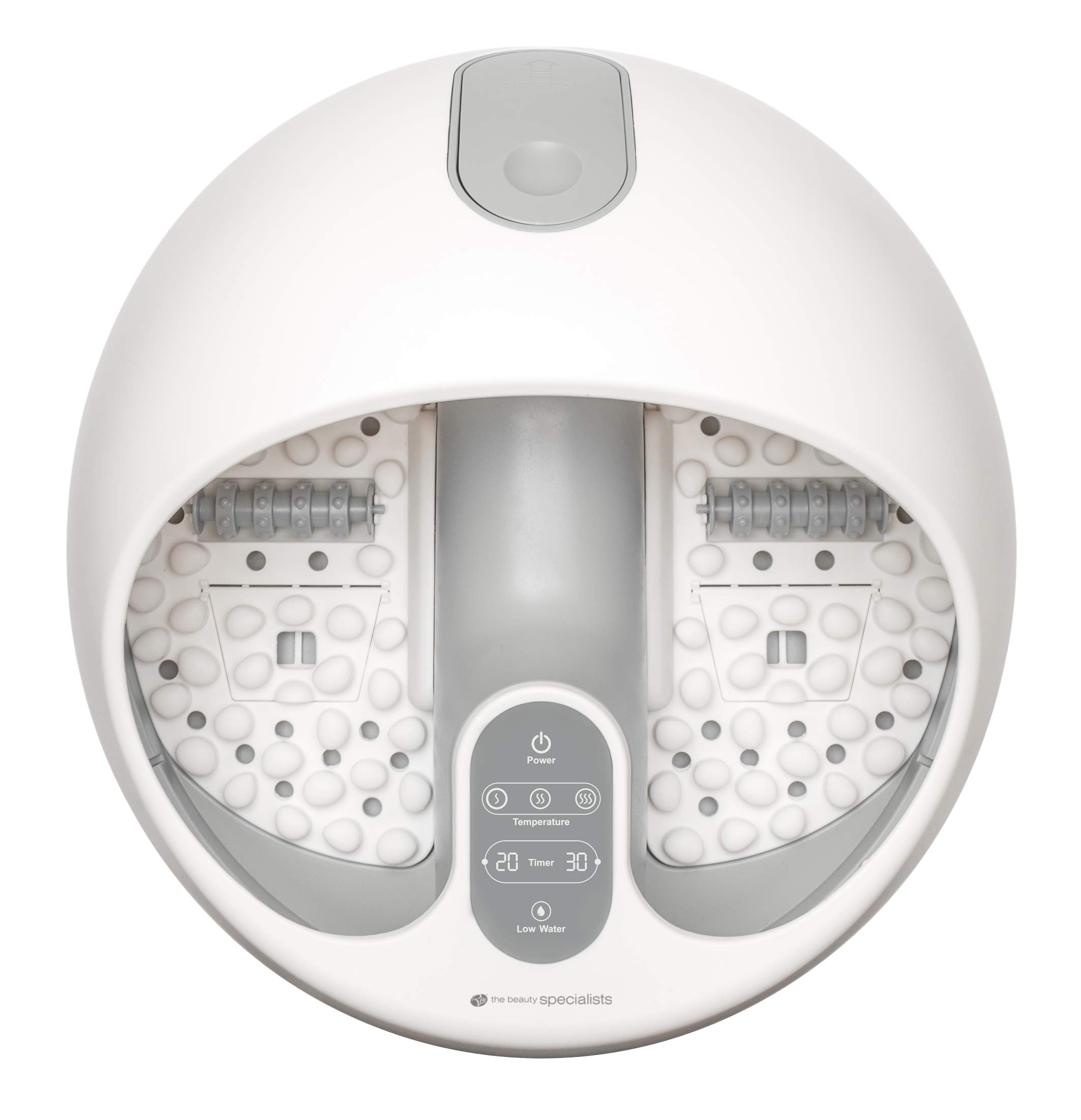 Rio Ultrasonic Steam Foot Spa Bath with Auto Temperature Control & Timer - Relaxing Foot Massage for Home Spa, Stress Relief & Self Care