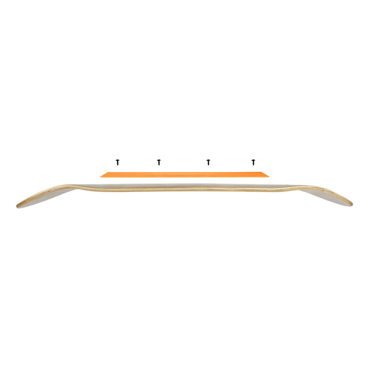 Old School Plastic Skateboard Rails with Mounting Screws - Durable Grind Rails for Street & Park Skateboarding - by Black Diamond