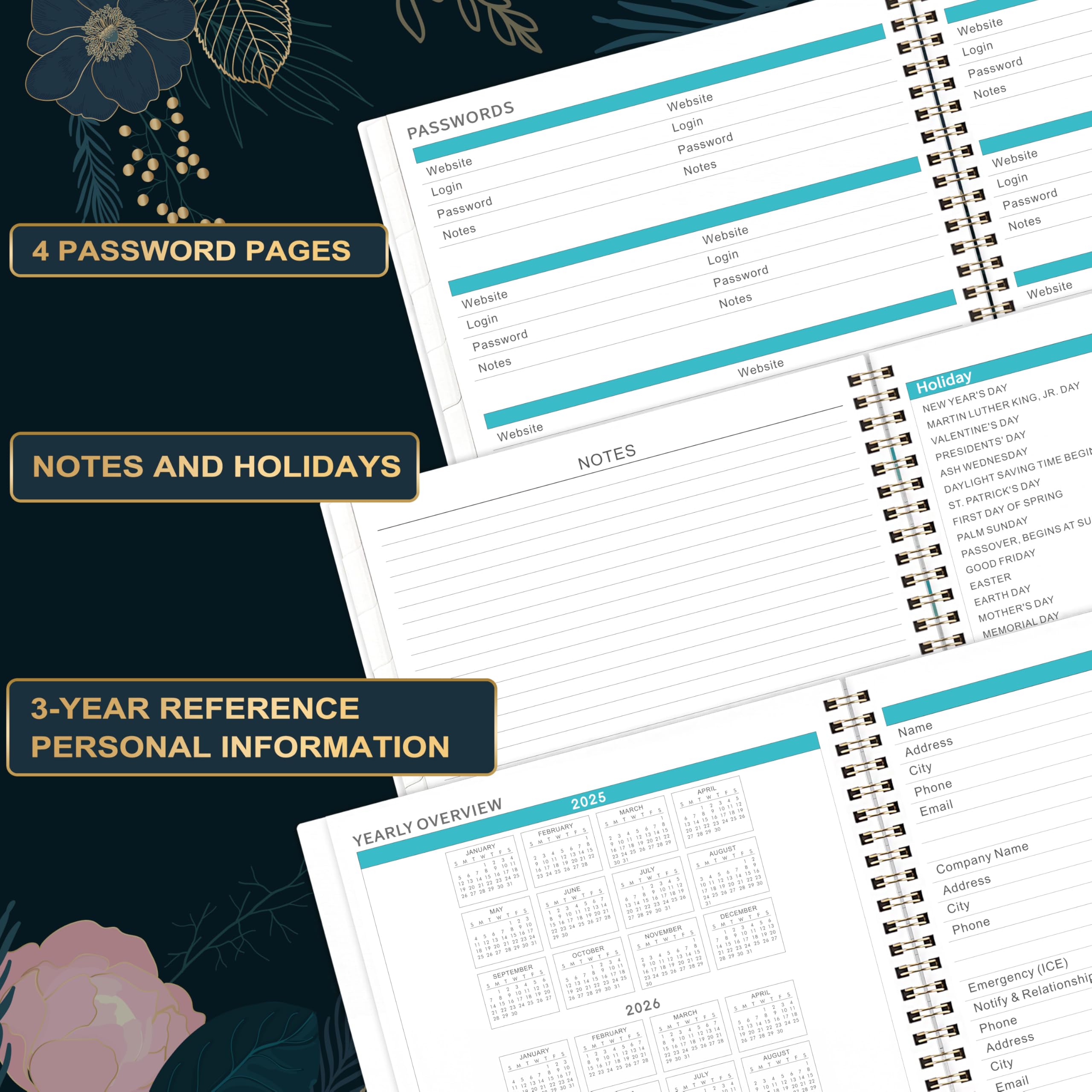 2025-2026 Monthly Planner - 18-Month Calendar from July 2025 to December 2026 | 9