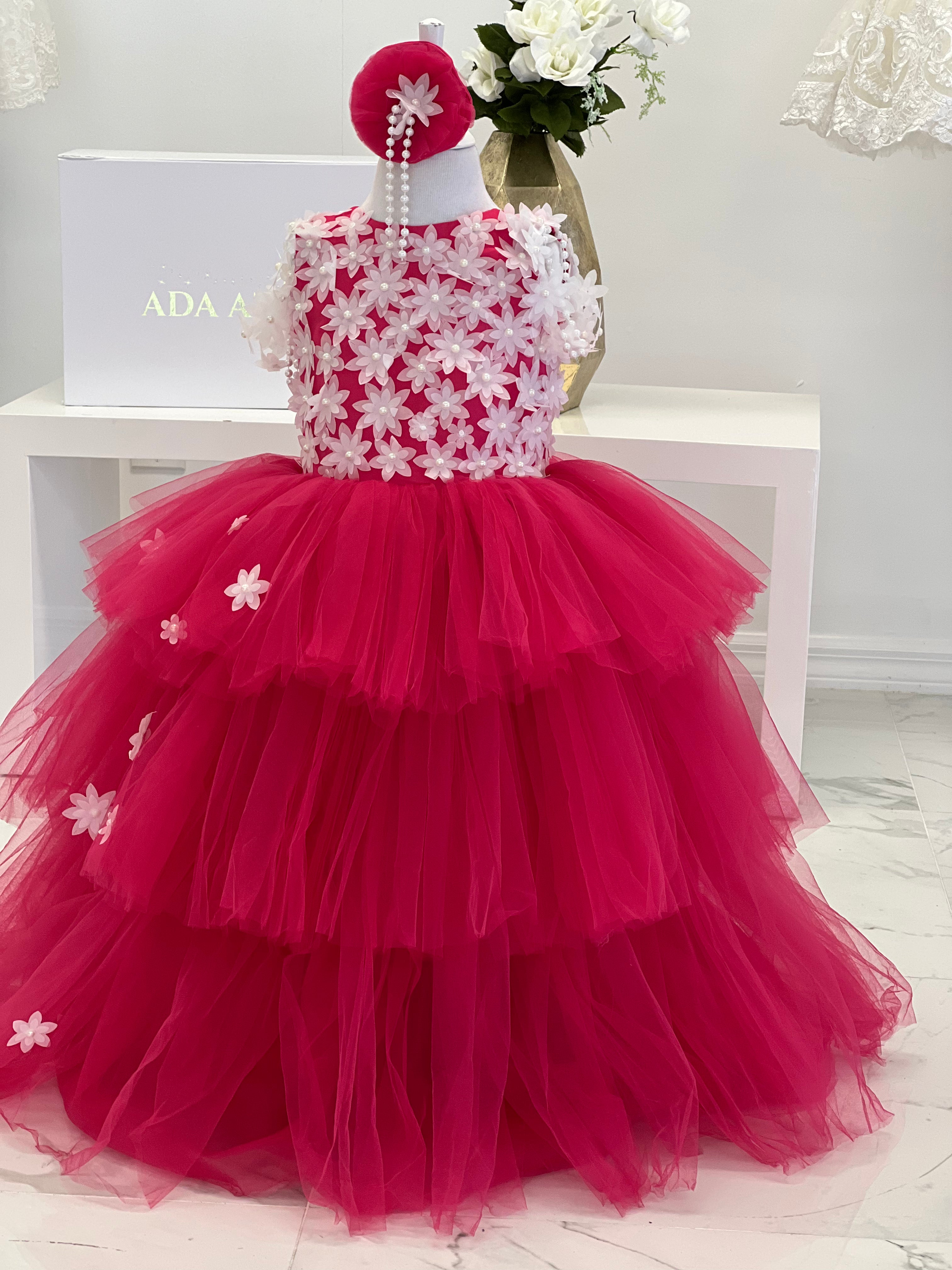 Abigail Dress Fuchsia - Elegant Women's Party Dress for Evening Events & Special Occasions