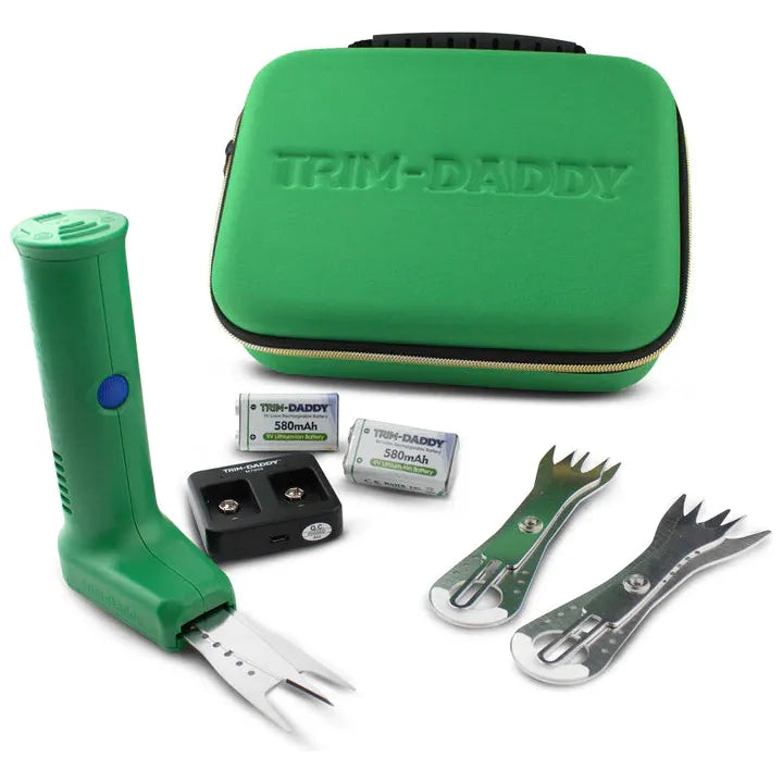 Trim Daddy 5th Generation Cordless Speed Hand Trimmer - Rechargeable Beard & Hair Clipper for Men, Professional Grooming Kit with Adjustable Guide Combs - Perfect for Home, Travel & Barbershop Use