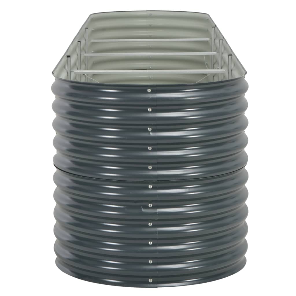 **Galvanized Steel Raised Garden Bed Kit 157.4
