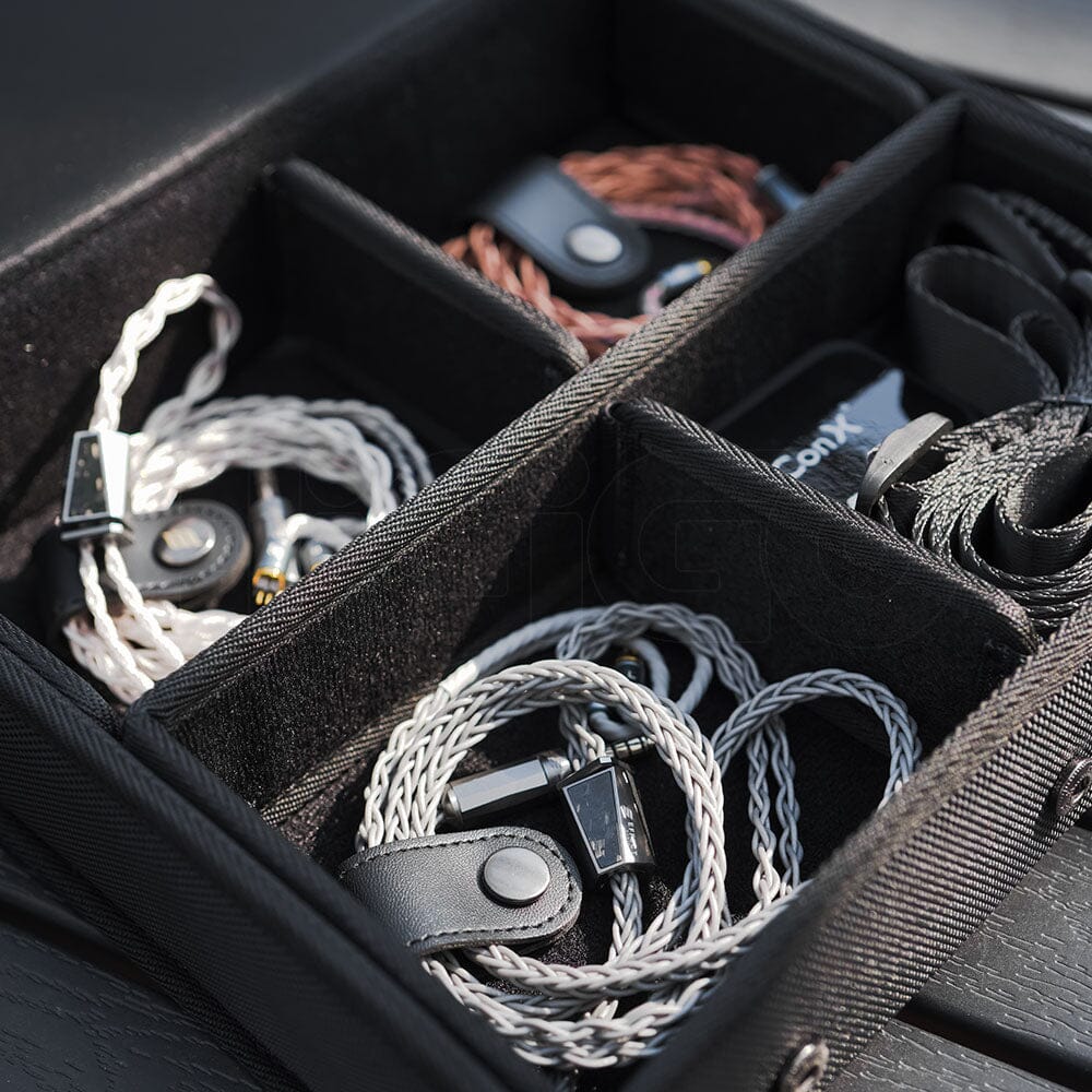 Effect Audio Chamber Carrying Case - Premium Headphone Storage Pouch for Travel & Home Use - Protect Your Earphones in Style