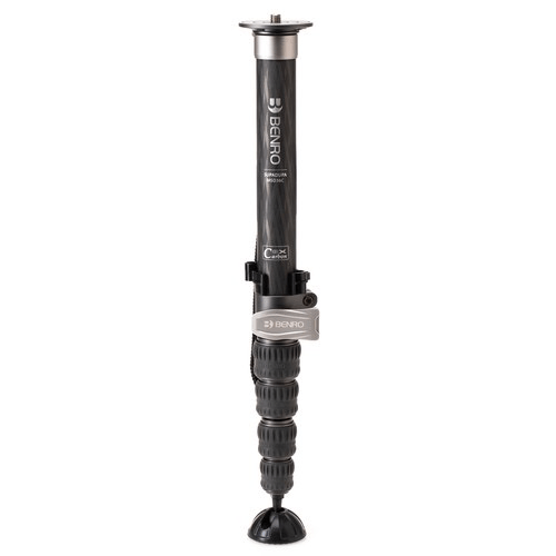 Benro MSD36C SupaDupa Carbon Fiber Monopod - 64.9 Inch Lightweight Camera Support for Travel, Sports & Wildlife Photography | Tripod Alternative for DSLR & Mirrorless Cameras