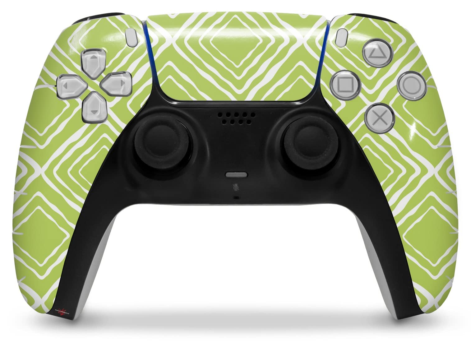 Sony PS5 DualSense Skin Wrap - Wavey Sage Green for Gaming Protection