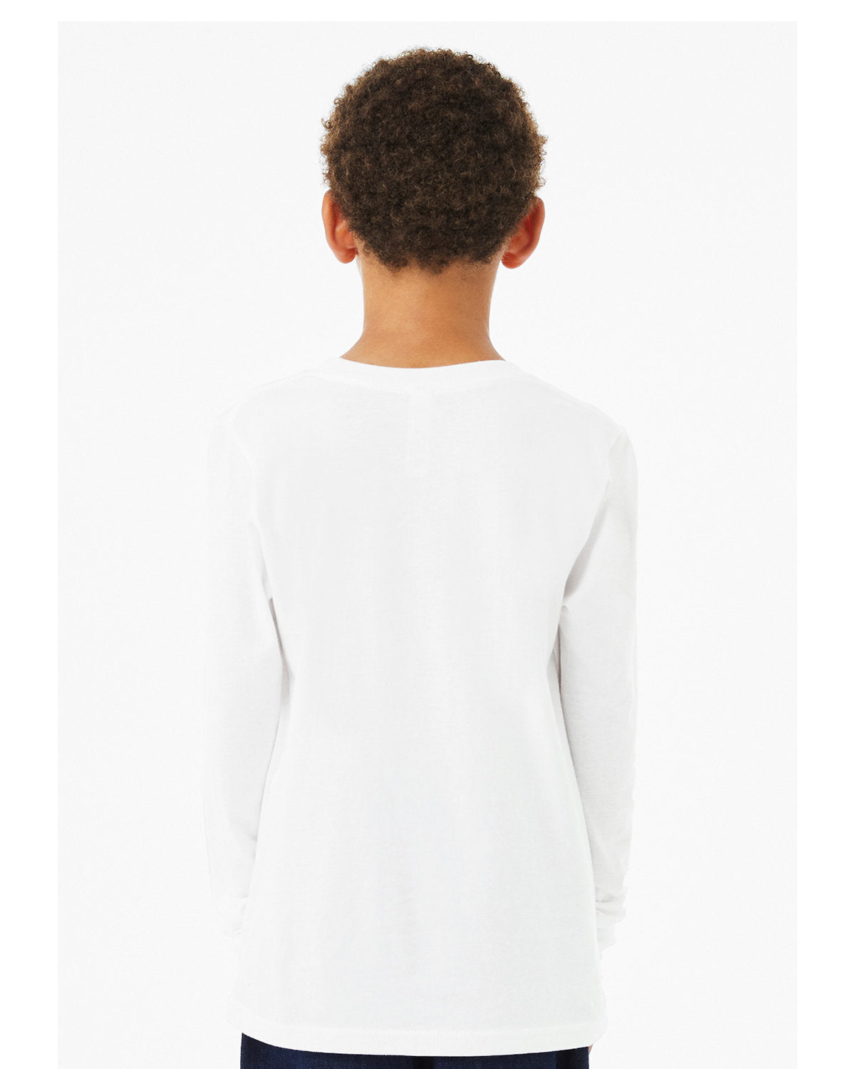 Bella + Canvas 3501YCV Youth Heather CVC Long Sleeve T-Shirt - Soft Cotton Blend Tee for Kids, Comfortable & Durable - Perfect for School, Playdates & Everyday Wear