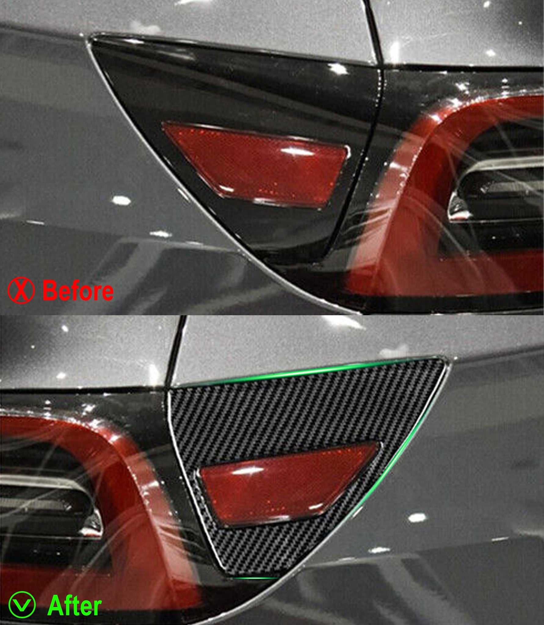 Premium Real Carbon Fiber Charging Port Cover for Tesla Model 3/Y/S/X (2017-2025) - Durable Exterior Upgrade & Protection | Weatherproof & Scratch-Resistant | Perfect for Car Enthusiasts & Daily Commuters