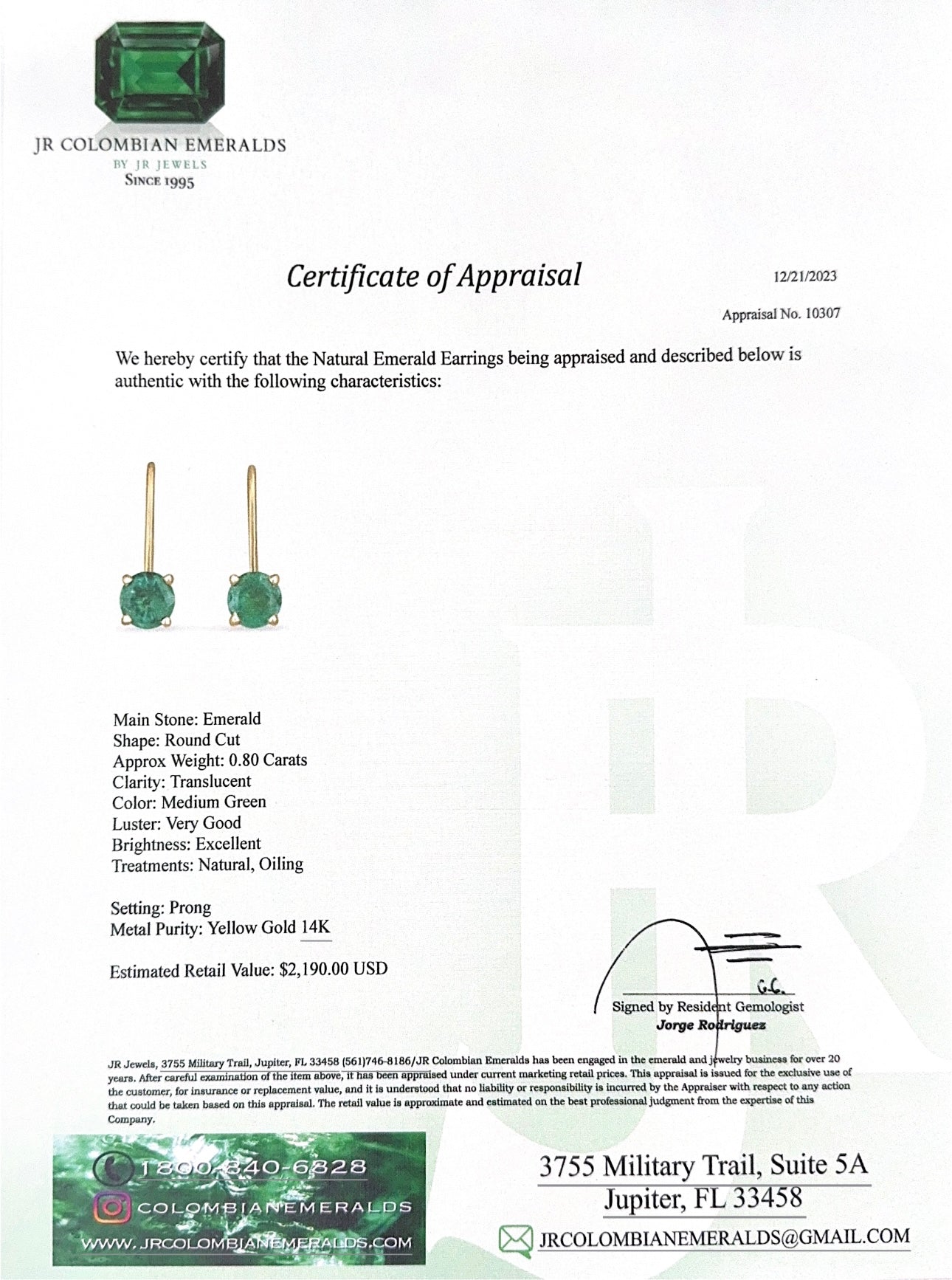 0.80tcw 14K Yellow Gold Round Emerald Leverback Earrings for Women - Dainty Green Gemstone Stud Earrings for Everyday Wear & Special Occasions